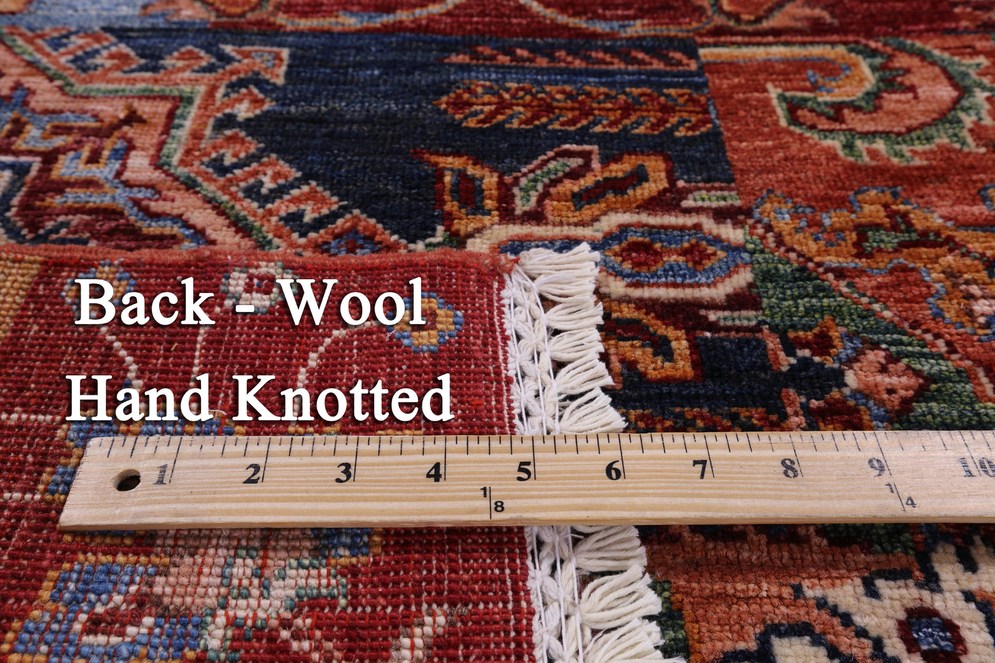Super Kazak Hand Knotted Wool Rug - 2' 9" X 4' 3" - Golden Nile
