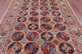 Turkmen Ersari Hand Knotted Wool Rug - 6' 9" X 10' 4" - Golden Nile