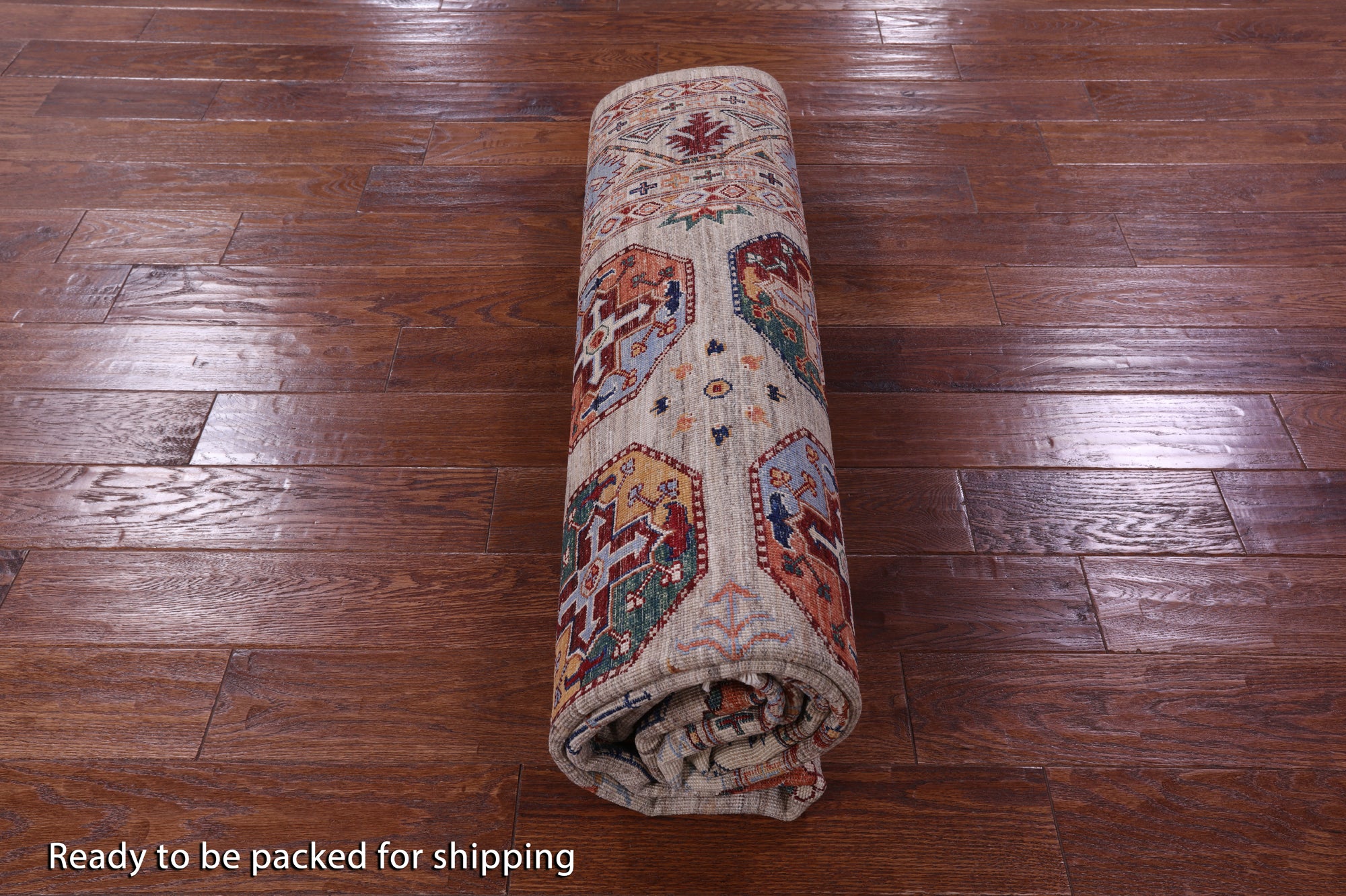 Turkmen Ersari Hand Knotted Wool Rug - 6' 9" X 10' 4" - Golden Nile