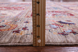 Garden Design Persian Hand Knotted Wool Rug - 6' 8" X 10' 0" - Golden Nile
