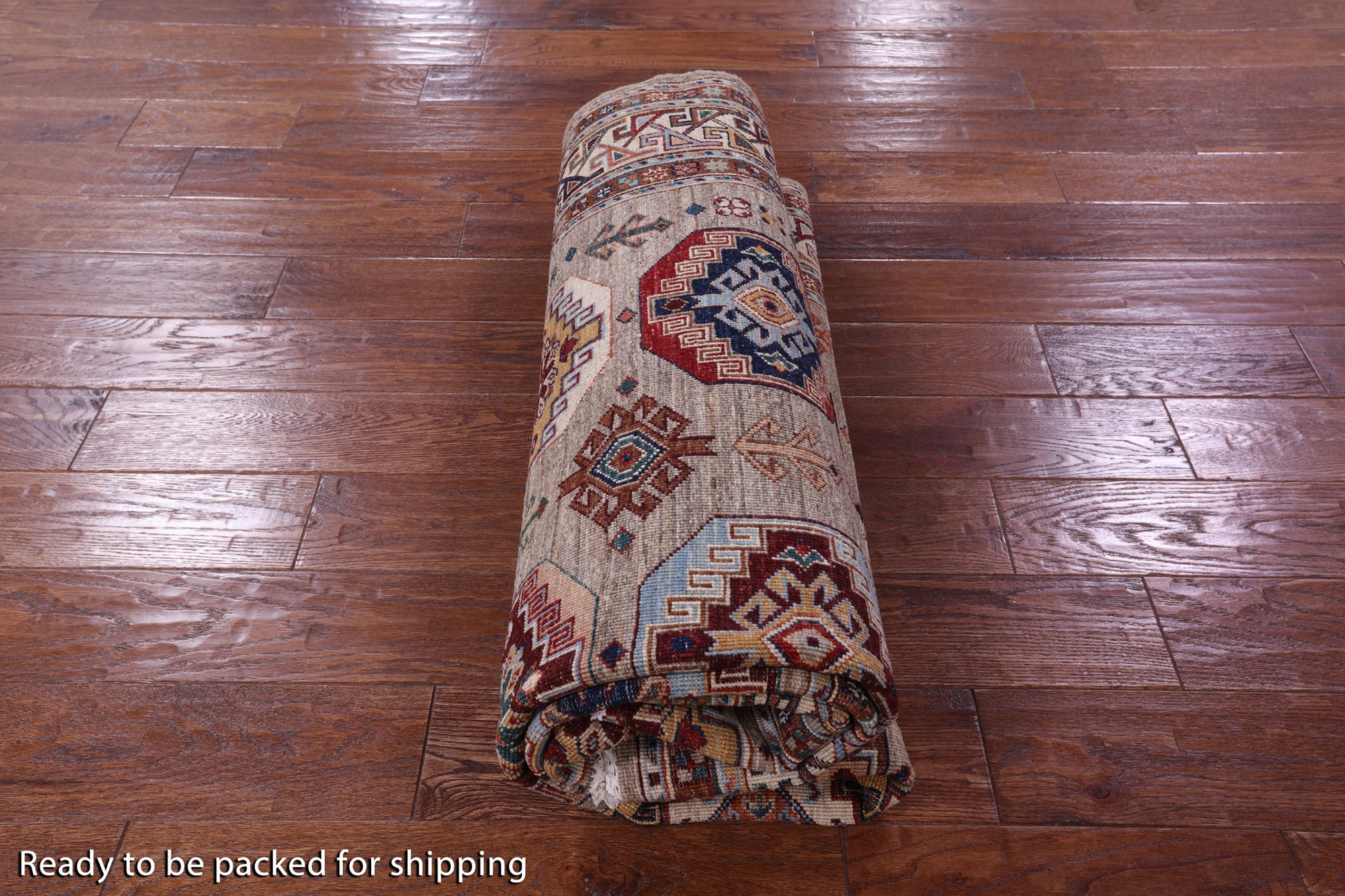 Turkmen Ersari Handmade Wool Rug - 5' 7" X 7' 9" - Golden Nile
