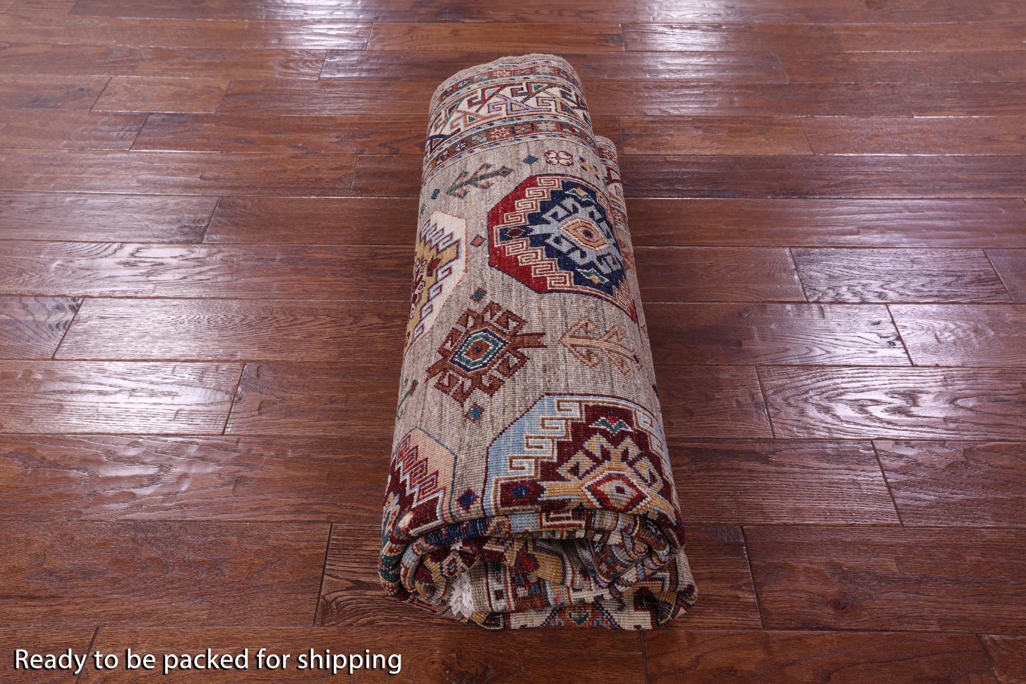 Turkmen Ersari Handmade Wool Rug - 5' 7" X 7' 9" - Golden Nile