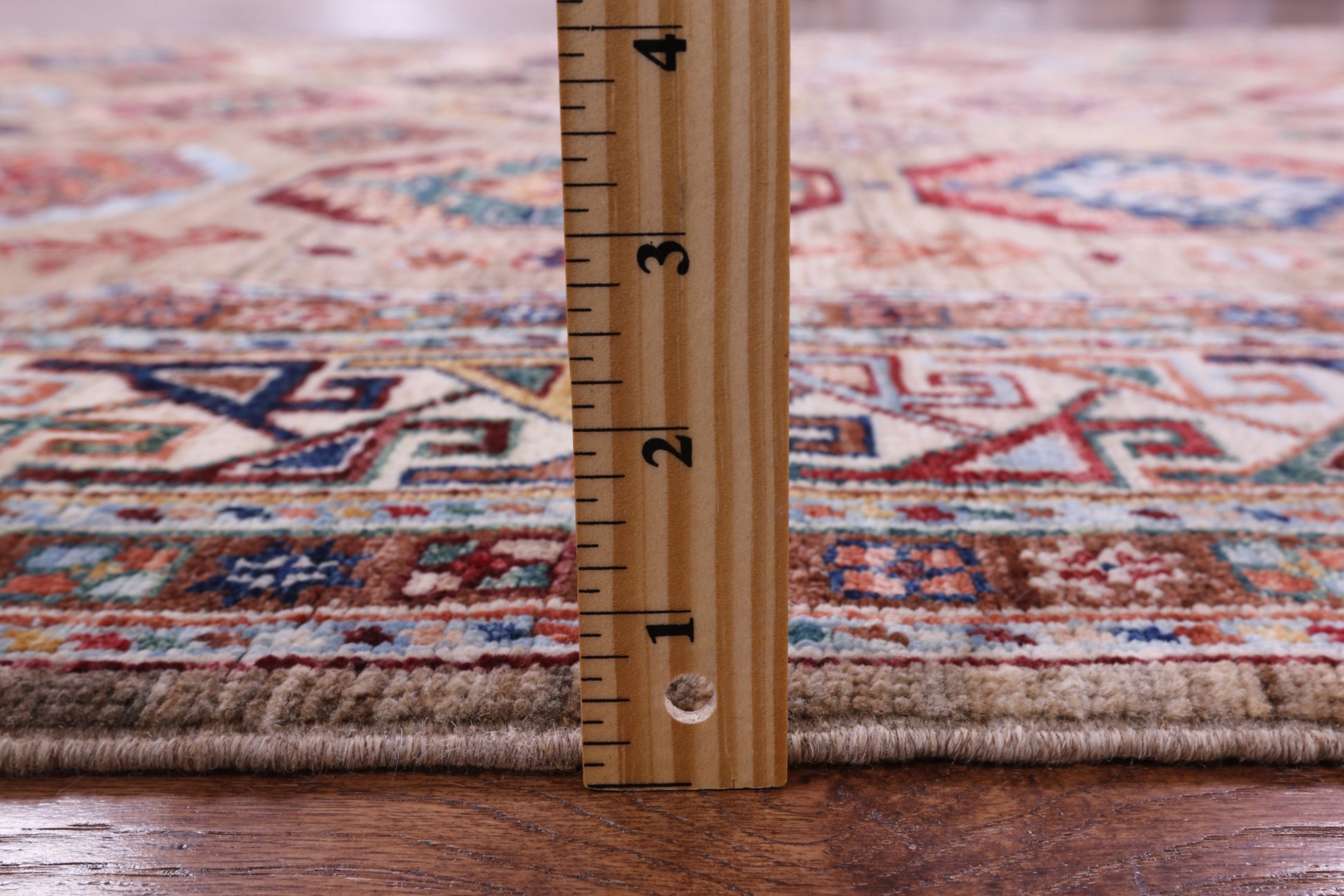Turkmen Ersari Handmade Wool Rug - 5' 7" X 7' 9" - Golden Nile