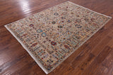 Peshawar Hand Knotted Wool Rug - 5' 9" X 7' 11" - Golden Nile