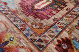 Turkmen Ersari Hand Knotted Wool Rug - 4' 1" X 6' 3" - Golden Nile