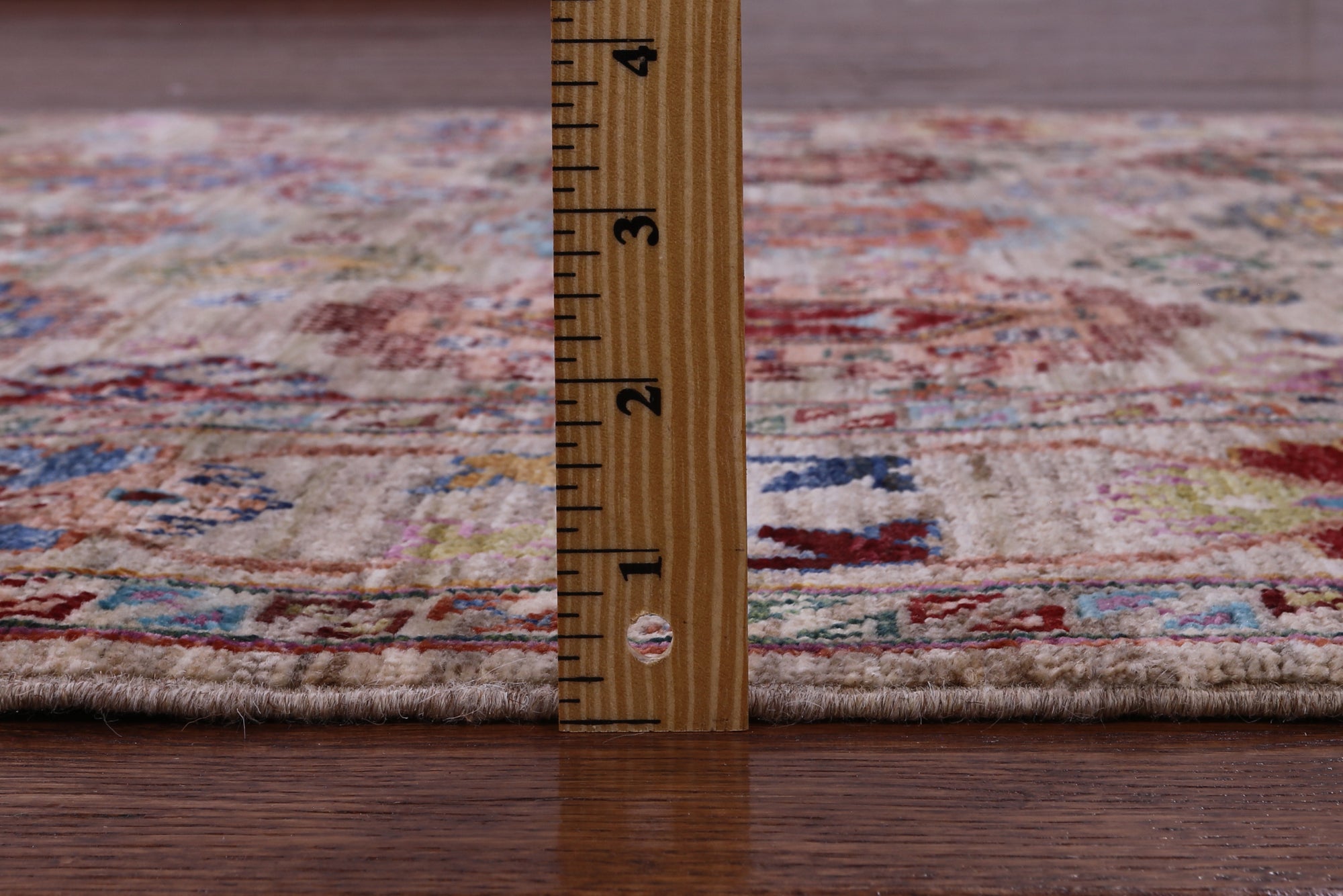Turkmen Ersari Hand Knotted Wool Rug - 4' 1" X 6' 3" - Golden Nile