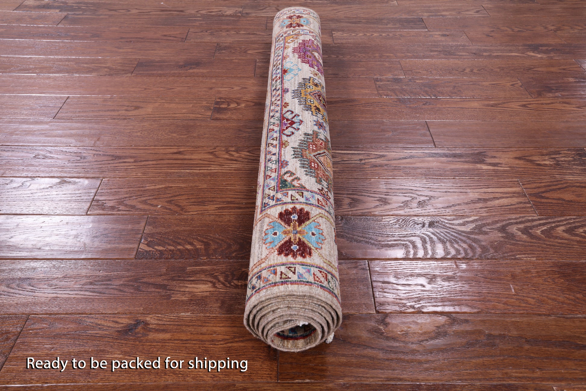 Turkmen Ersari Hand Knotted Wool Rug - 4' 1" X 6' 3" - Golden Nile