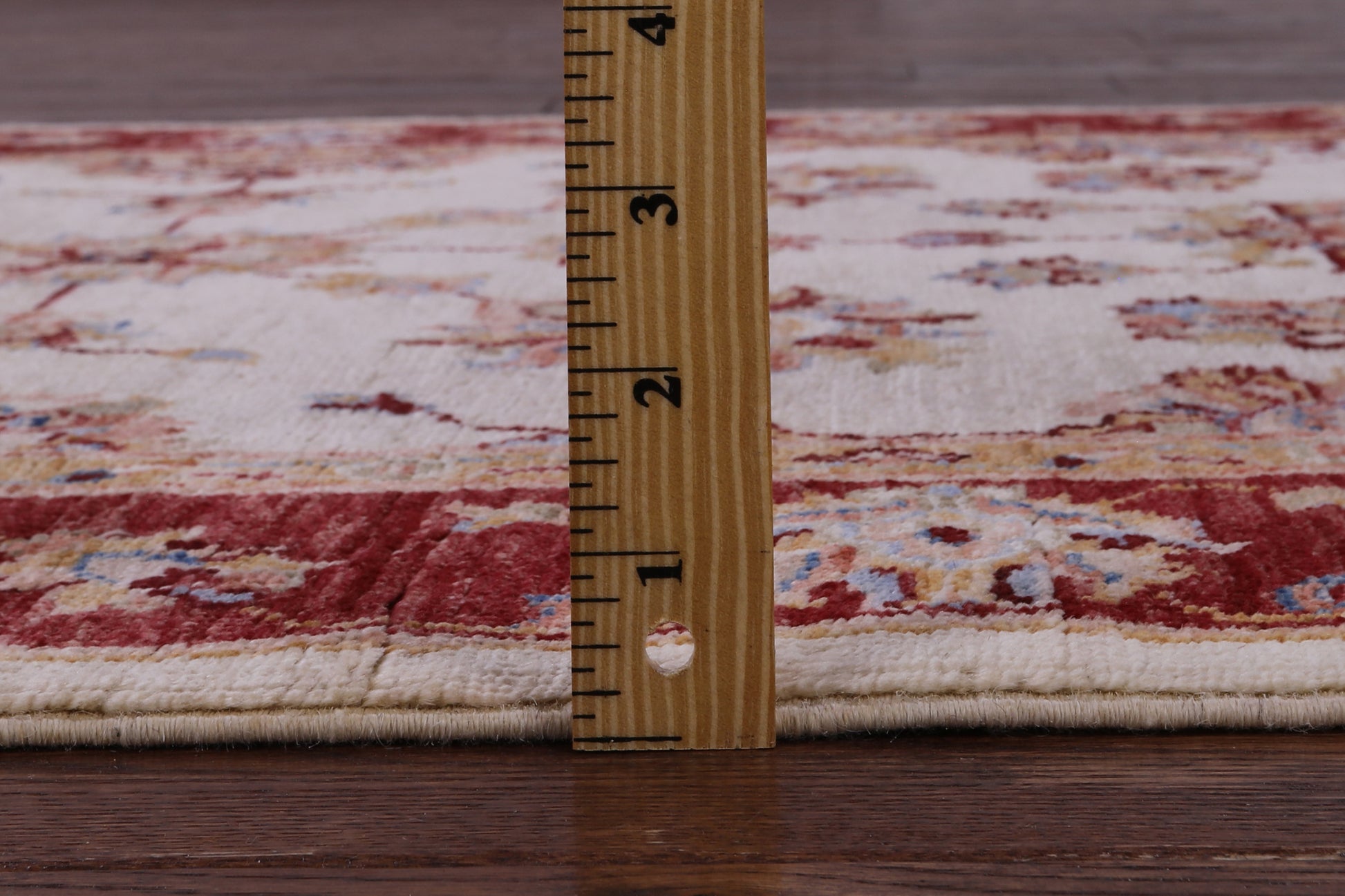 Ivory Persian Tabriz Handmade Wool Rug - 3' 4" X 5' 2" - Golden Nile