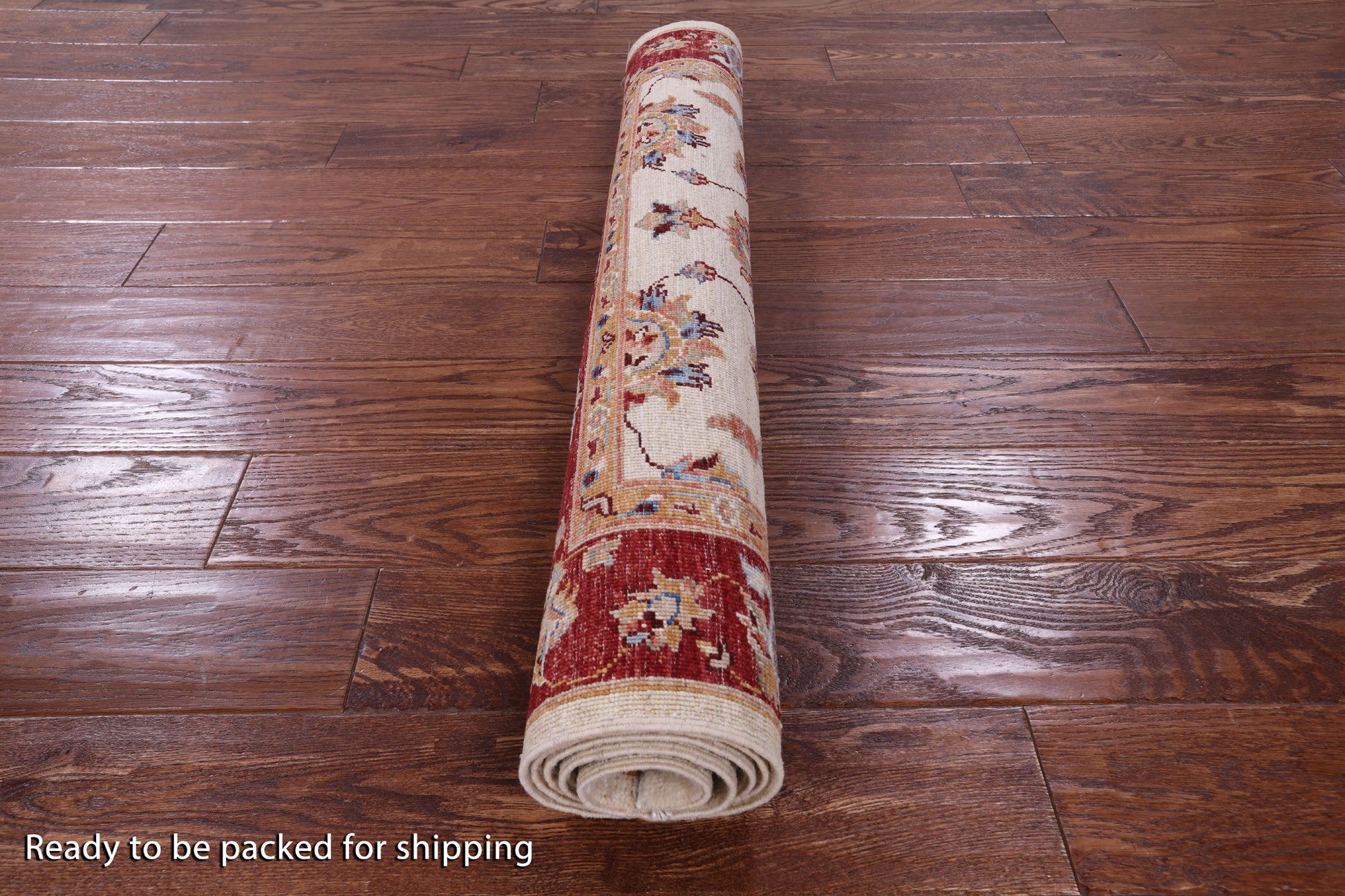 Ivory Persian Tabriz Handmade Wool Rug - 3' 4" X 5' 2" - Golden Nile