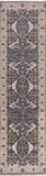 Grey Turkish Oushak Hand Knotted Wool Runner Rug - 2' 8" X 9' 10" - Golden Nile