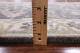 Grey Turkish Oushak Hand Knotted Wool Runner Rug - 2' 8" X 9' 10" - Golden Nile