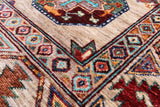 Turkmen Ersari Hand Knotted Wool Rug - 6' 3" X 8' 10" - Golden Nile