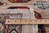 Turkmen Ersari Hand Knotted Wool Rug - 6' 3" X 8' 10" - Golden Nile