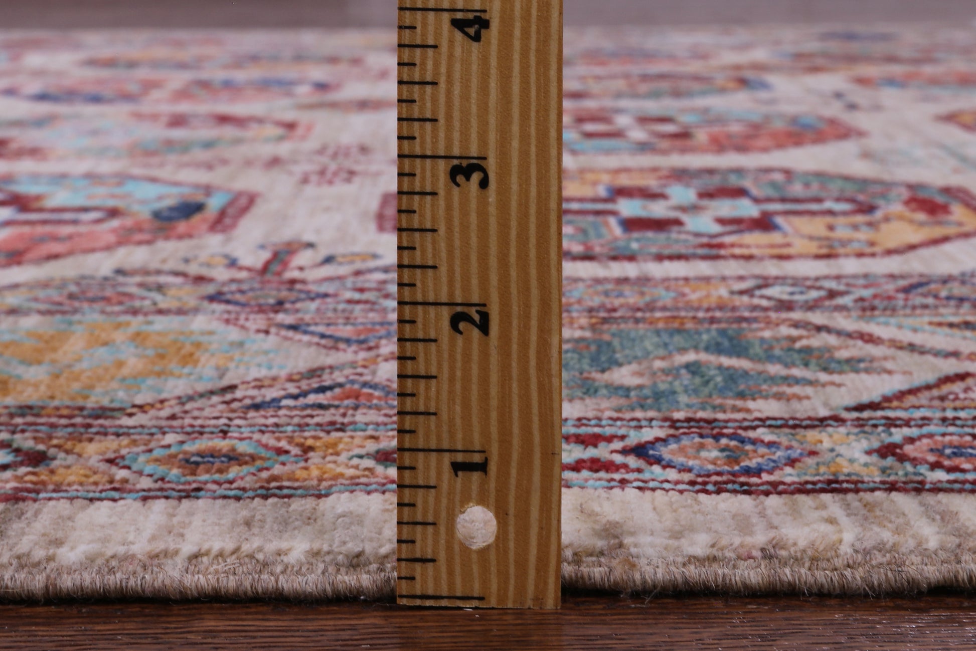 Turkmen Ersari Hand Knotted Wool Rug - 6' 3" X 8' 10" - Golden Nile