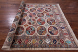 Turkmen Ersari Hand Knotted Wool Rug - 6' 3" X 8' 10" - Golden Nile