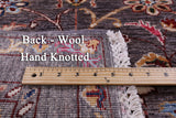 Grey Peshawar Hand Knotted Wool Runner Rug - 2' 8" X 9' 9" - Golden Nile