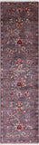 Grey Peshawar Hand Knotted Wool Runner Rug - 2' 8" X 9' 9" - Golden Nile