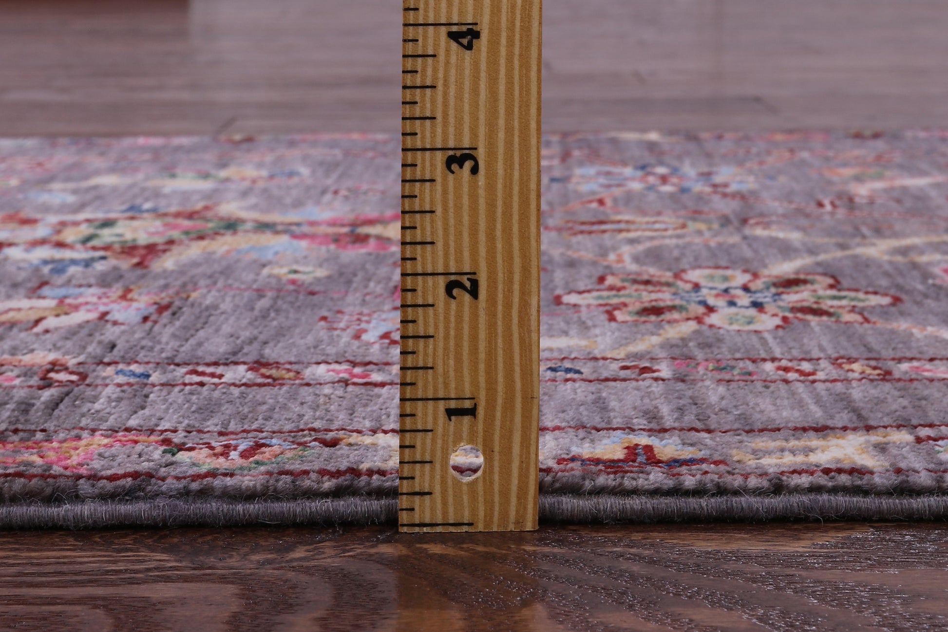 Grey Peshawar Hand Knotted Wool Runner Rug - 2' 8" X 9' 9" - Golden Nile