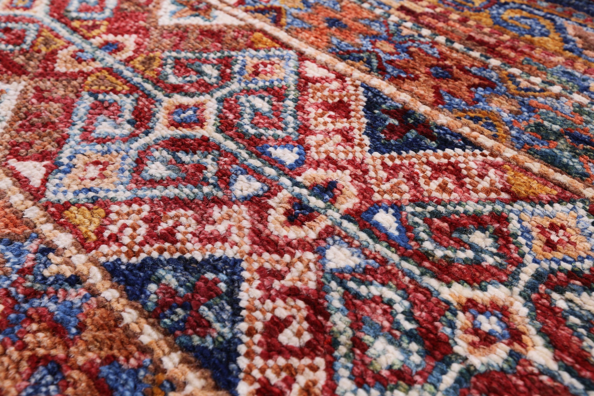 Khorjin Persian Gabbeh Hand Knotted Wool Runner Rug - 2' 7" X 8' 5" - Golden Nile