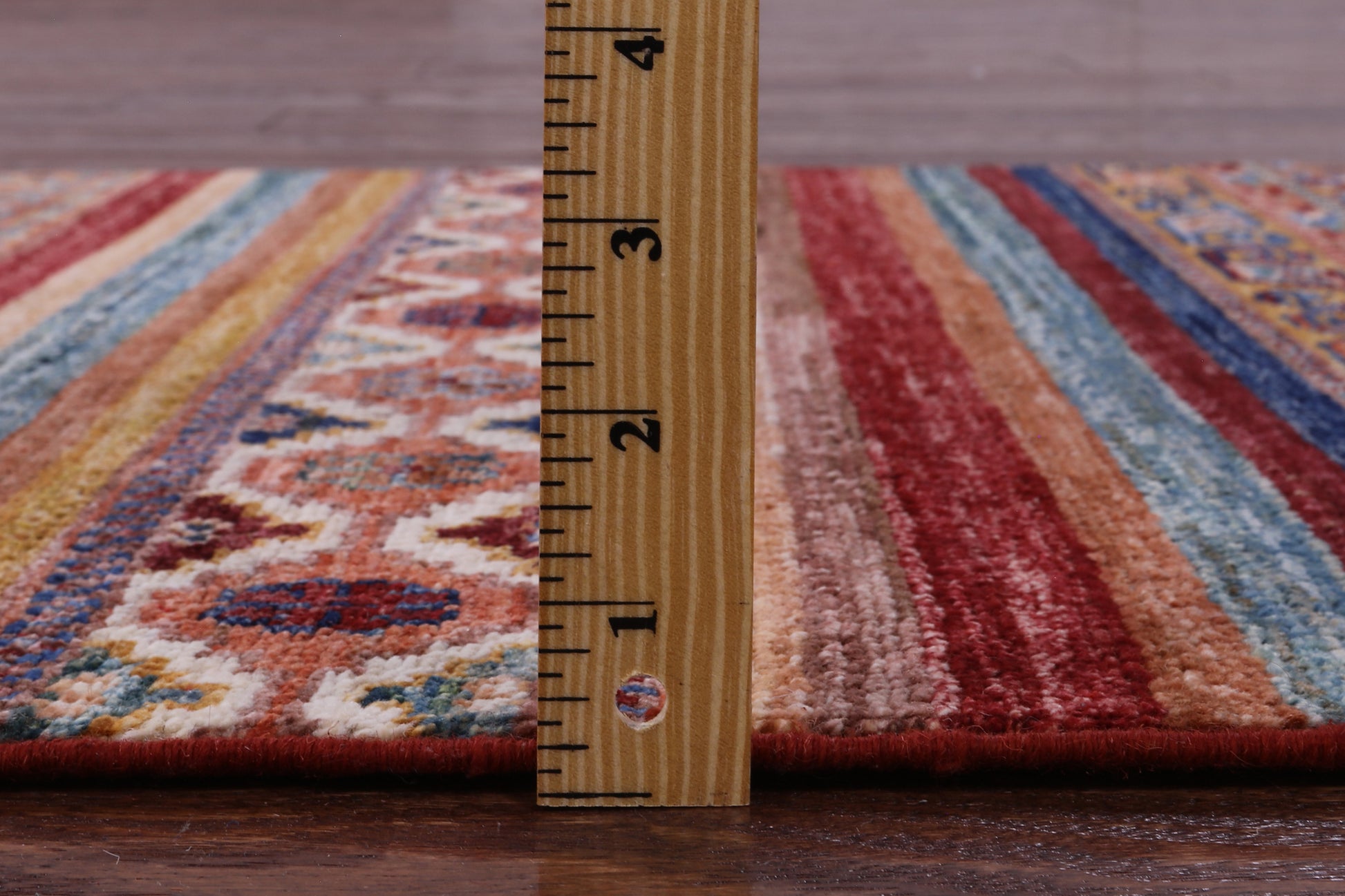 Khorjin Persian Gabbeh Hand Knotted Wool Runner Rug - 2' 7" X 8' 5" - Golden Nile