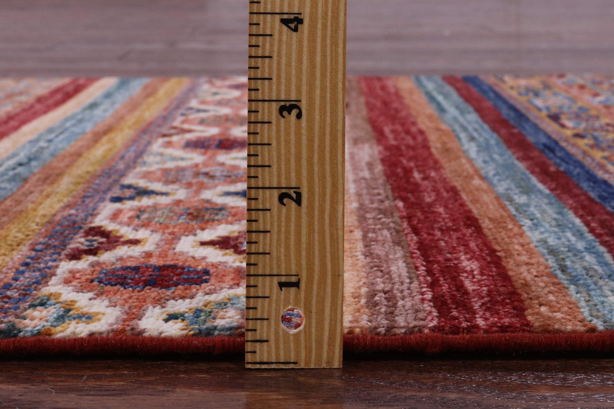Khorjin Persian Gabbeh Hand Knotted Wool Runner Rug - 2' 7" X 8' 5" - Golden Nile