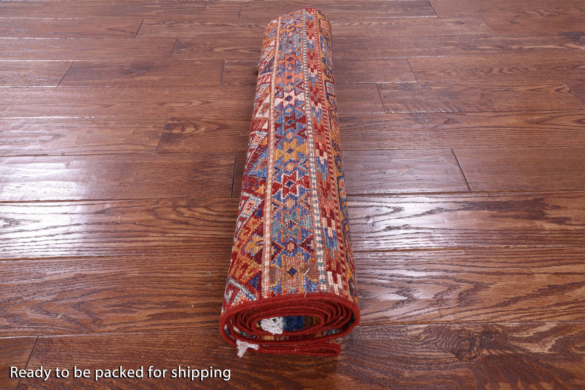 Khorjin Persian Gabbeh Hand Knotted Wool Runner Rug - 2' 7" X 8' 5" - Golden Nile