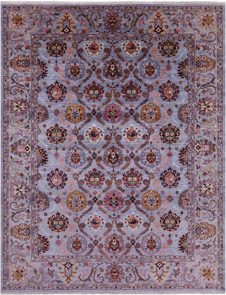 Persian Tabriz Hand Knotted Wool Rug - 8' 10" X 11' 8" - Golden Nile