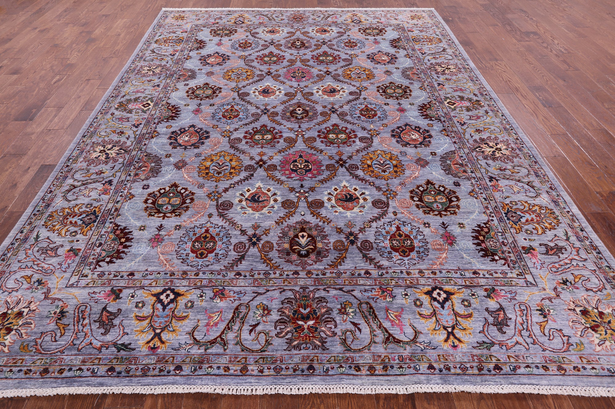 Persian Tabriz Hand Knotted Wool Rug - 8' 10" X 11' 8" - Golden Nile