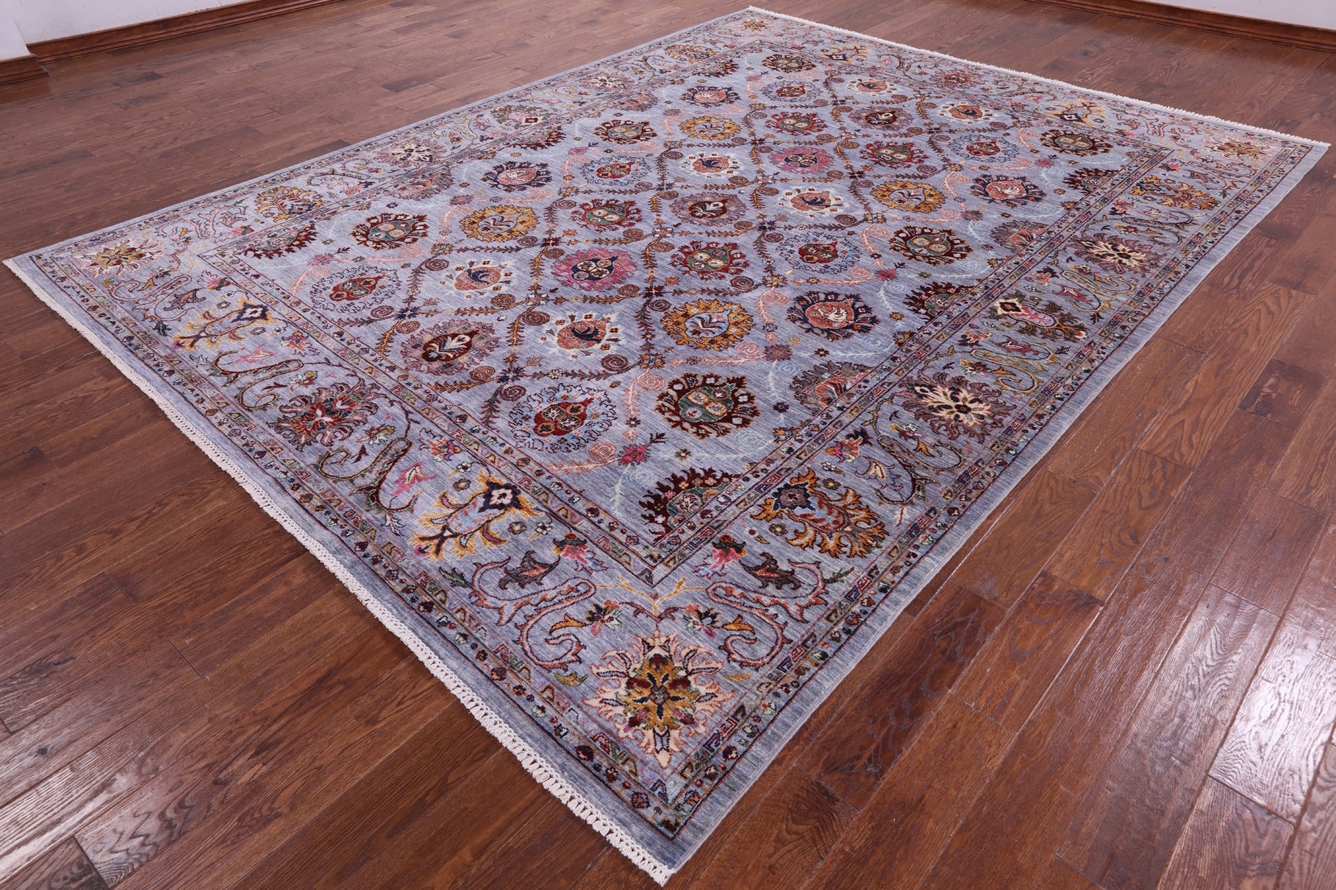 Persian Tabriz Hand Knotted Wool Rug - 8' 10" X 11' 8" - Golden Nile