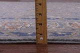 Grey Turkish Oushak Hand Knotted Wool Rug - 8' 0" X 10' 0" - Golden Nile