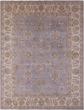 Grey Turkish Oushak Handmade Wool Rug - 8' 10" X 11' 5" - Golden Nile