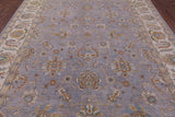 Grey Turkish Oushak Handmade Wool Rug - 8' 10" X 11' 5" - Golden Nile