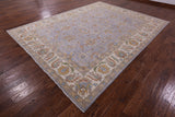 Grey Turkish Oushak Handmade Wool Rug - 8' 10" X 11' 5" - Golden Nile