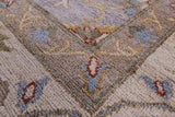 Grey Turkish Oushak Handmade Wool Rug - 8' 10" X 11' 5" - Golden Nile
