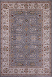 Grey Turkish Oushak Handmade Wool Rug - 6' 6" X 9' 11" - Golden Nile
