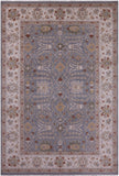Grey Turkish Oushak Handmade Wool Rug - 6' 6" X 9' 11" - Golden Nile