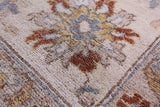Grey Turkish Oushak Handmade Wool Rug - 6' 6" X 9' 11" - Golden Nile