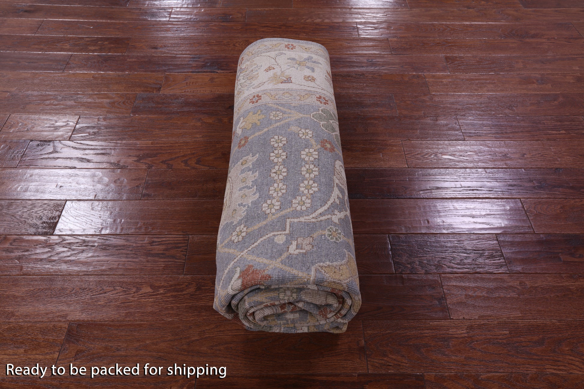 Grey Turkish Oushak Handmade Wool Rug - 6' 6" X 9' 11" - Golden Nile