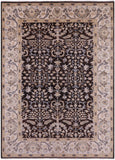 Brown Turkish Oushak Hand Knotted Wool Rug - 6' 2" X 8' 6" - Golden Nile
