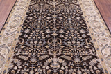 Brown Turkish Oushak Hand Knotted Wool Rug - 6' 2" X 8' 6" - Golden Nile