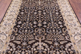 Brown Turkish Oushak Hand Knotted Wool Rug - 6' 2" X 8' 6" - Golden Nile