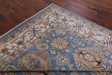 Blue Persian Fine Serapi Hand Knotted Wool Rug - 6' 8" X 9' 9" - Golden Nile