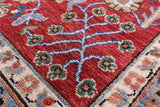 Brown Persian Fine Serapi Handmade Wool Rug - 6' 8" X 9' 10" - Golden Nile