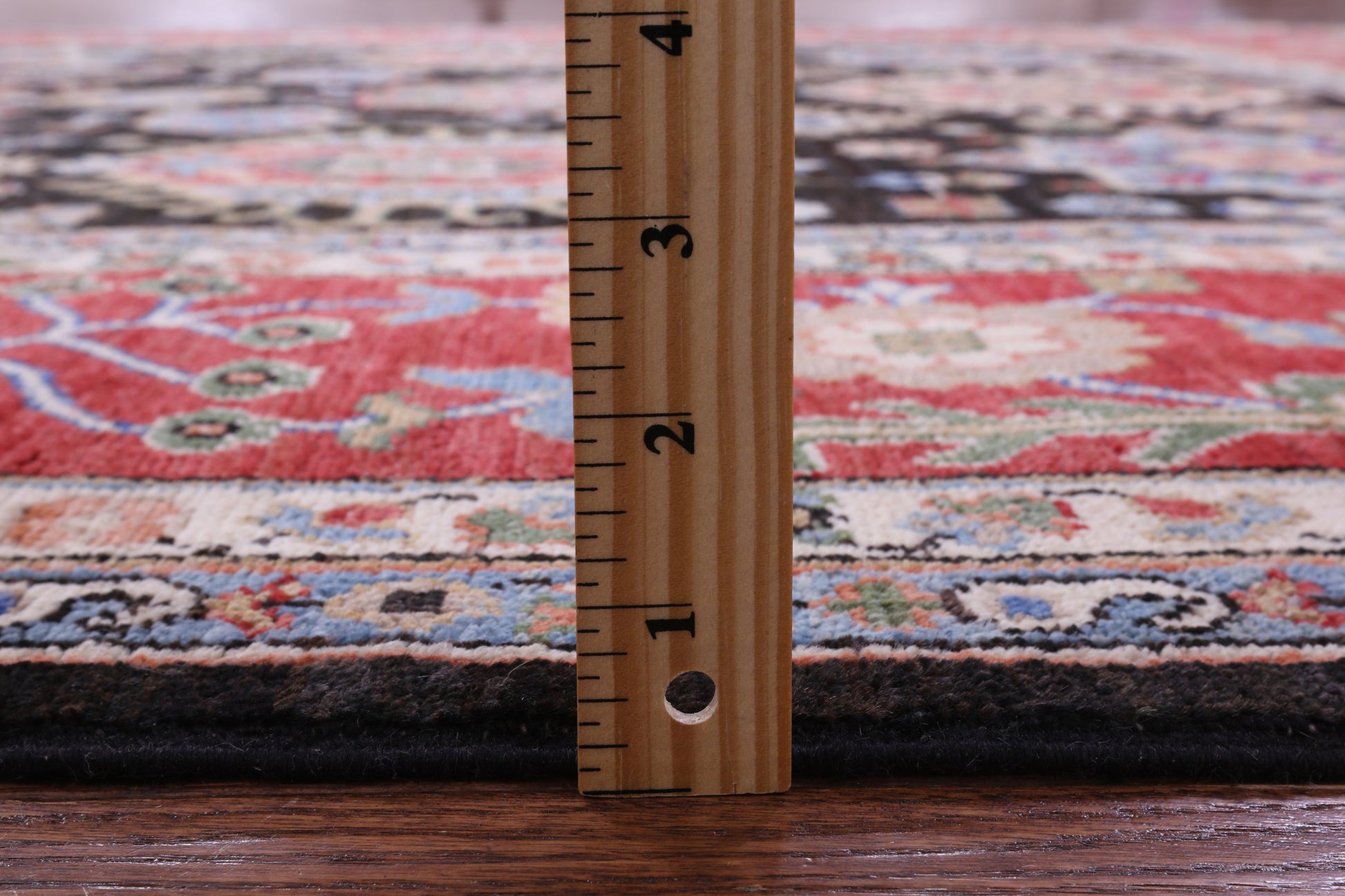 Brown Persian Fine Serapi Handmade Wool Rug - 6' 8" X 9' 10" - Golden Nile