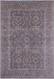 Grey Turkish Oushak Handmade Wool Rug - 6' 0" X 8' 9" - Golden Nile