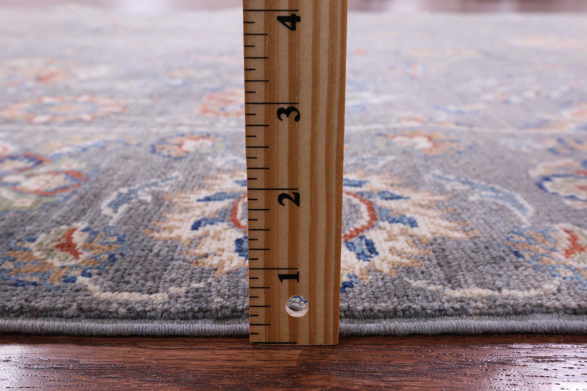 Grey Turkish Oushak Hand Knotted Wool Rug - 5' 10" X 8' 8" - Golden Nile