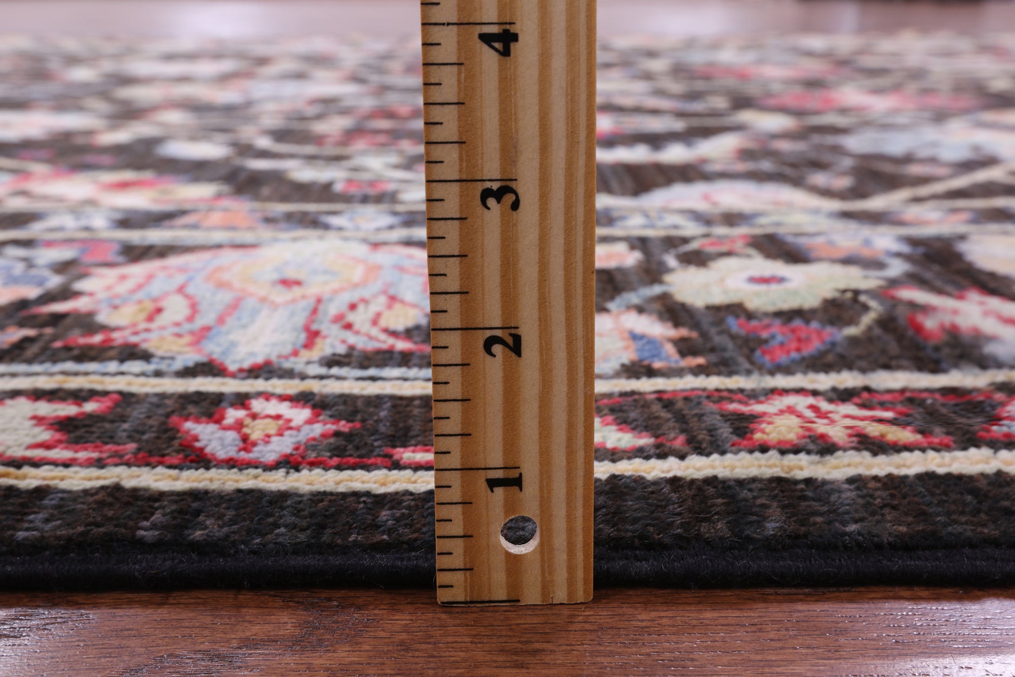 Brown Turkish Oushak Hand Knotted Wool Rug - 6' 1" X 8' 11" - Golden Nile