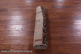 Tribal Persian Gabbeh Hand Knotted Wool Runner Rug - 2' 9" X 8' 3" - Golden Nile
