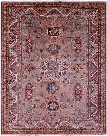 Super Kazak Handmade Wool Rug - 8' 0