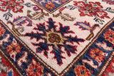 Super Kazak Hand Knotted Wool Rug - 6' 6" X 9' 10" - Golden Nile